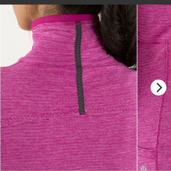 Lululemon Base Runner 1/2 Zip
Mini Check Pique Raspberry / Raspberry - Picture 5 of 14